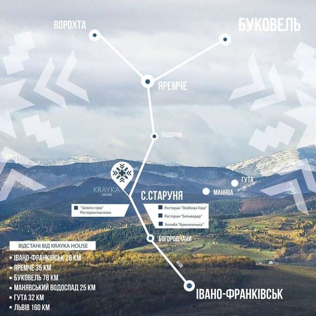 Лоджи KRAYKA house Starunya-36